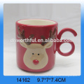 Taza de cerámica de encargo de la Navidad de Santa